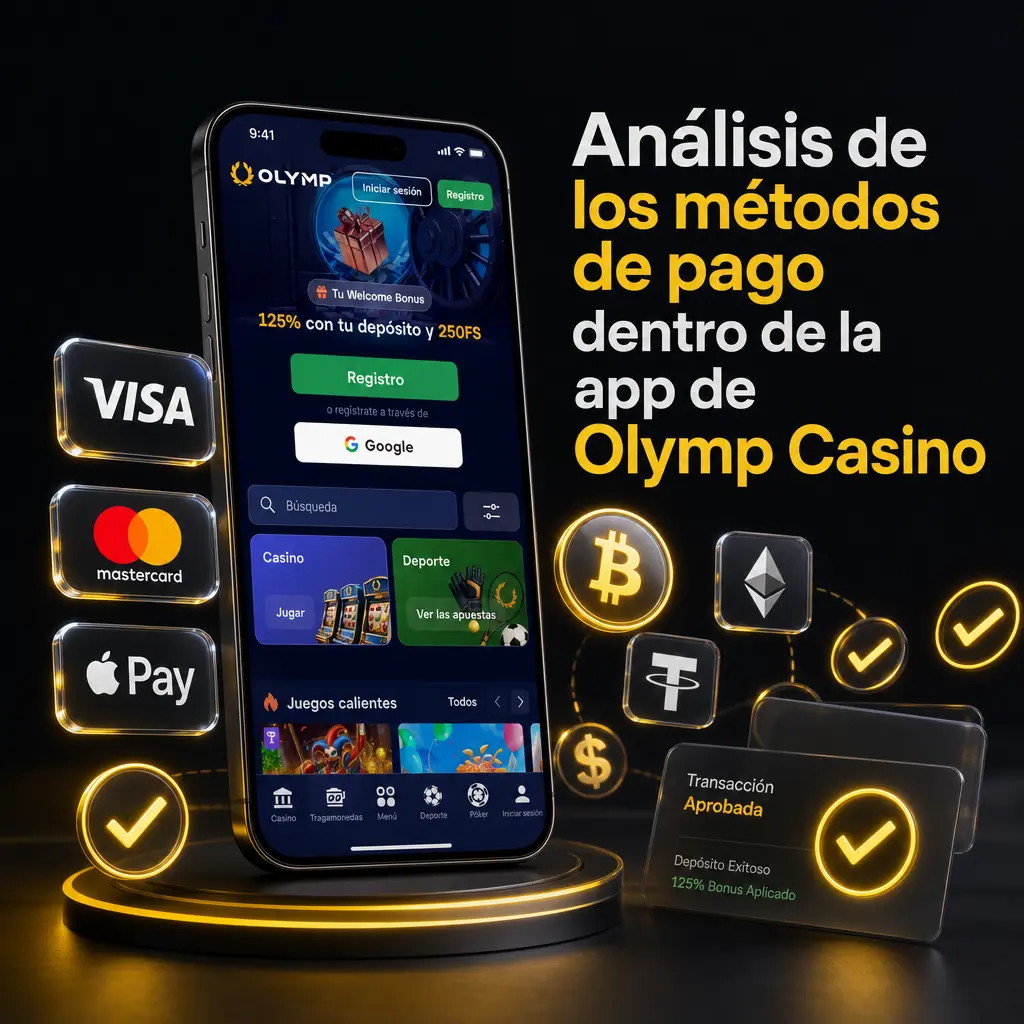 Métodos de pago en la app de Olymp Casino: Mercado Pago, Visa, Mastercard y criptomonedas para depósitos y retiros en Argentina