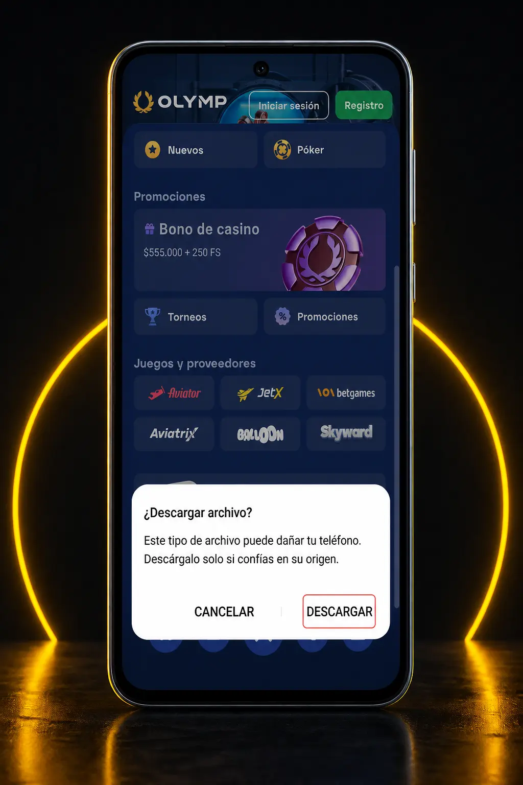 Pasos para descargar e instalar el APK de Olymp Casino en dispositivos Android desde el sitio oficial