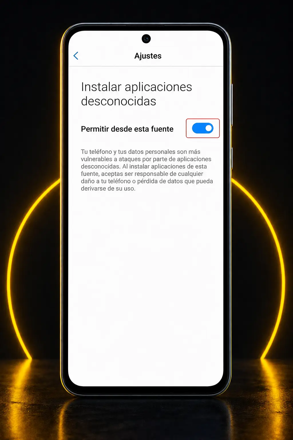 Captura de pantalla con los pasos para descargar e instalar el APK de Olymp Casino en dispositivos Android