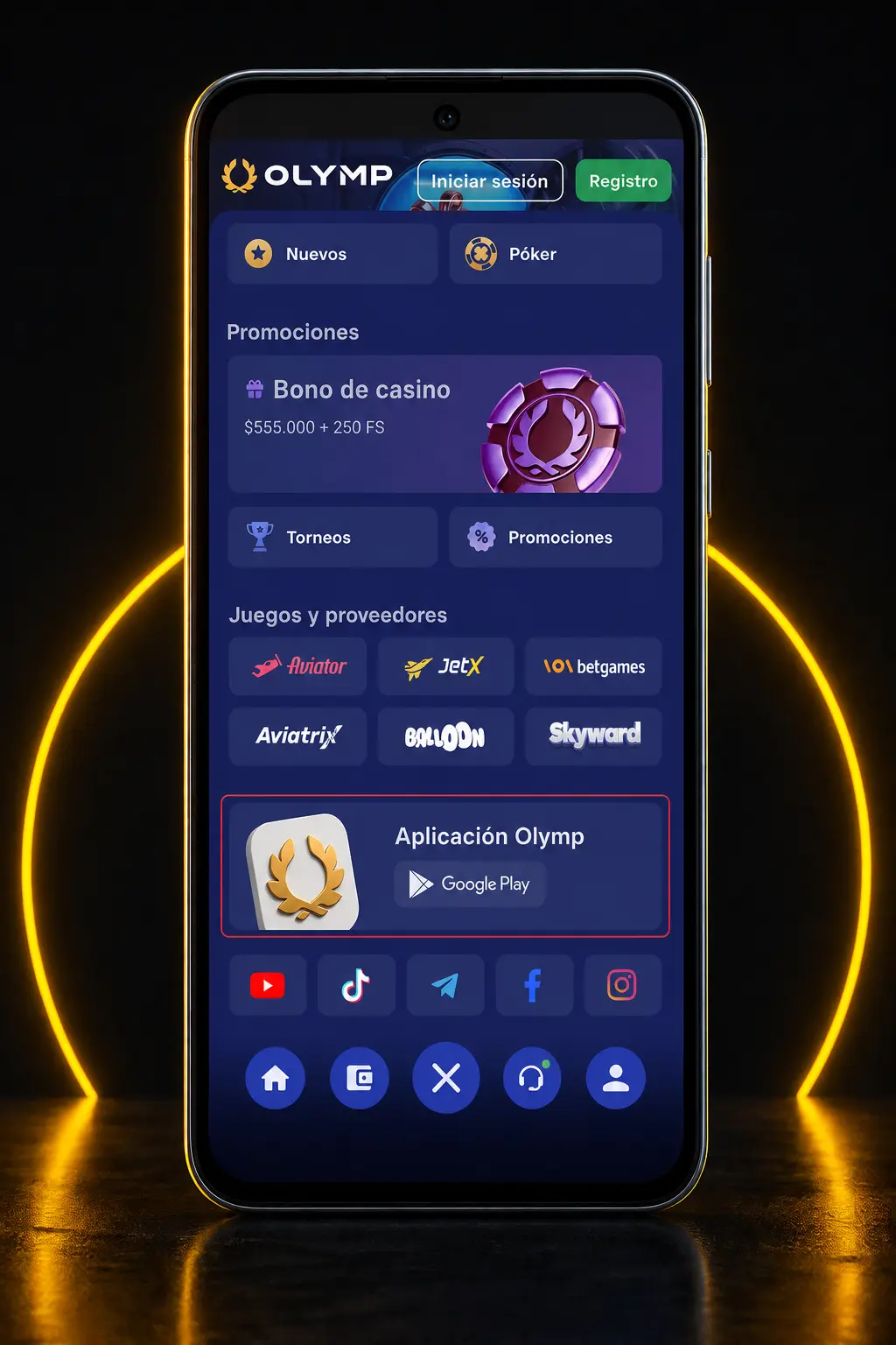Pasos para descargar e instalar el APK de Olymp Casino en Android desde el sitio oficial, sin tiendas externas.