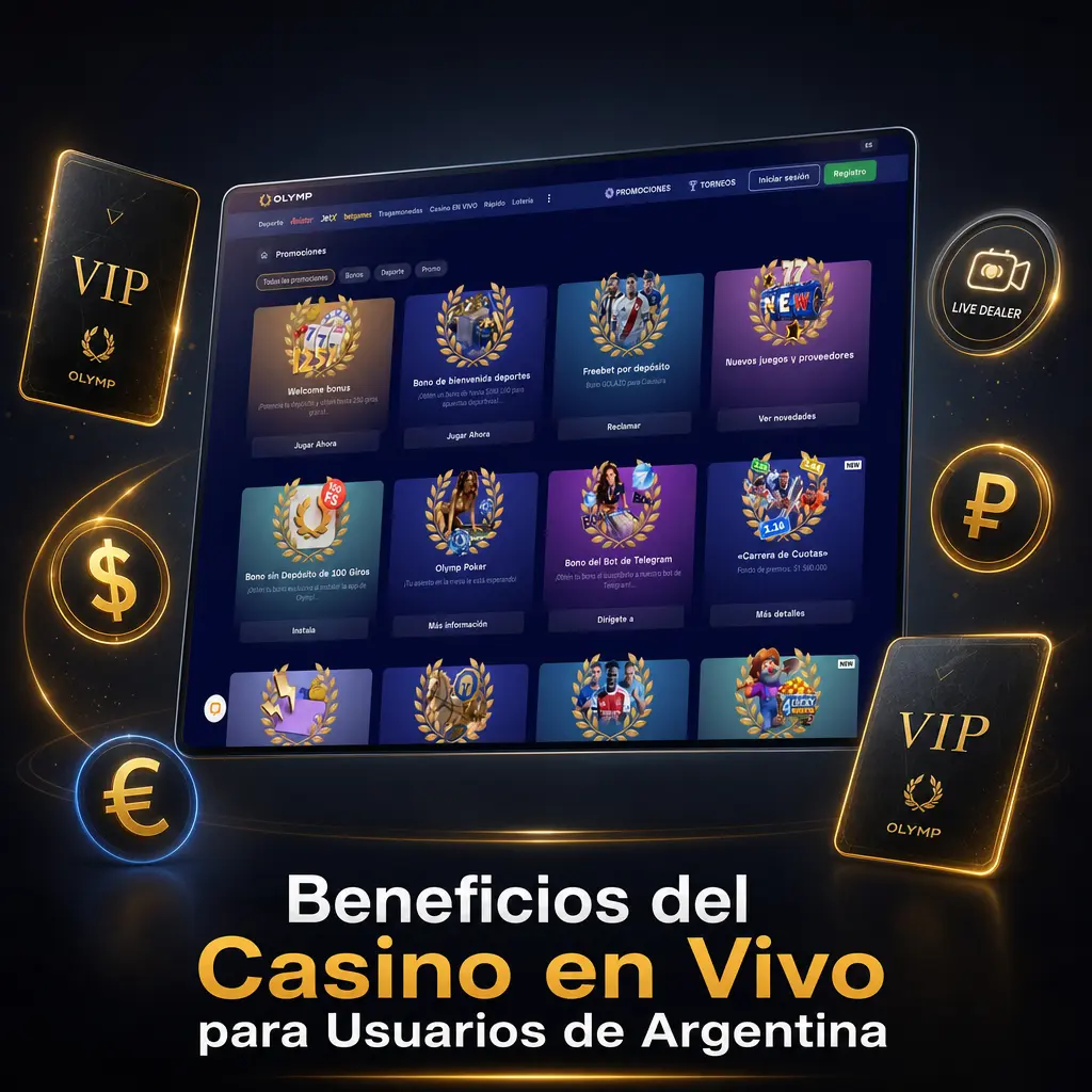 Ventajas del casino en vivo Olymp para jugadores argentinos: pagos en ARS/USD, dealers en español y soporte local