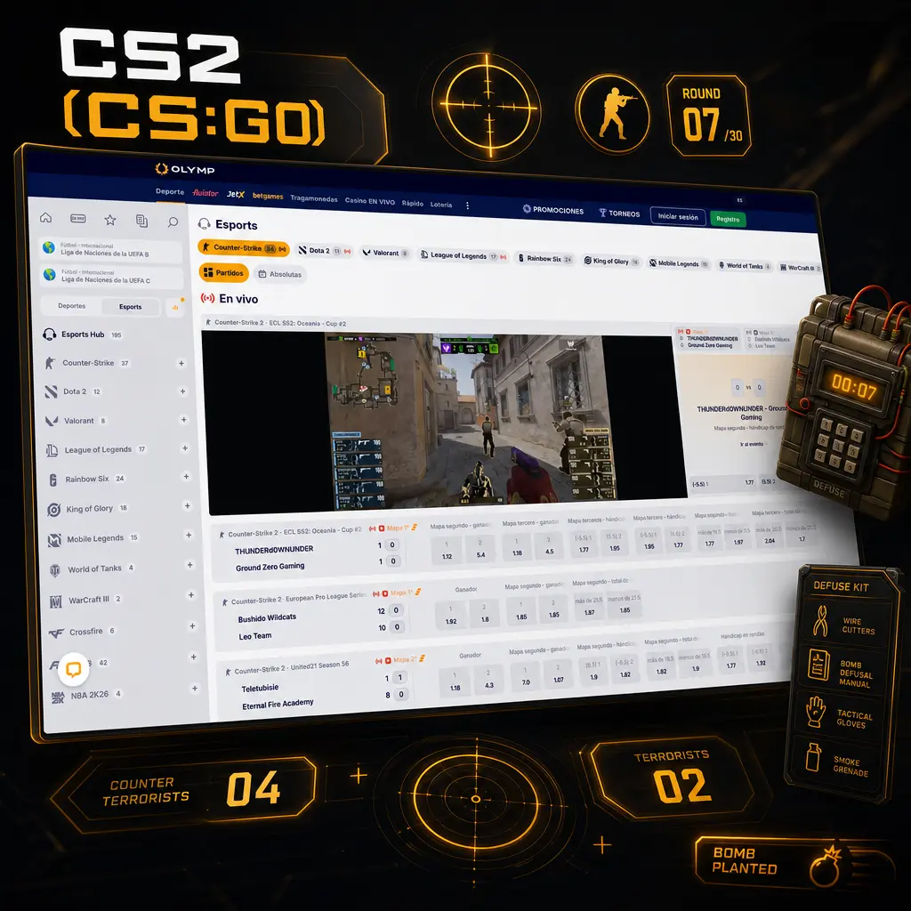 CS2: cuotas en Olymp Casino para IEM Katowice, ESL Pro League, BLAST Premier, PGL Major e IEM Cologne