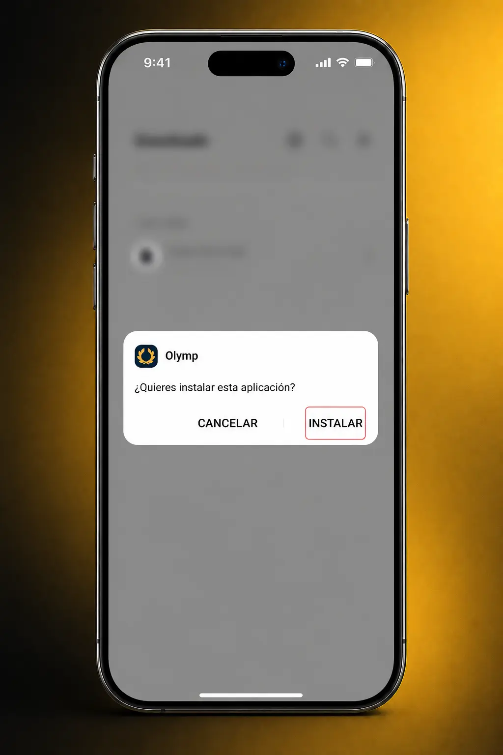 Pasos para descargar e instalar el APK de Aviator en Android desde Olymp Casino, con la opción de instalación activada.