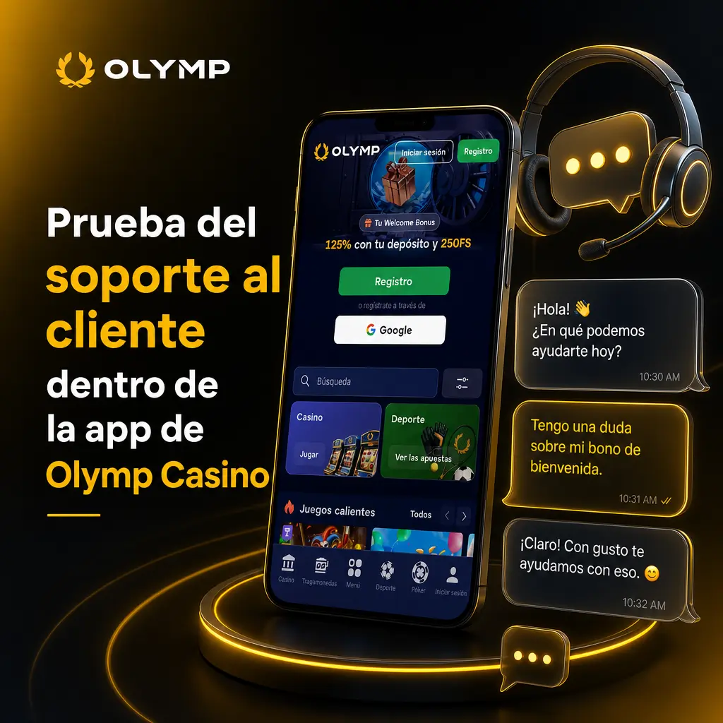 Soporte al cliente en la app de Olymp Casino: chat en vivo, email, Telegram y preguntas frecuentes